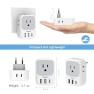 Thumbnail European Travel Plug Adapter with USB C, TESSAN