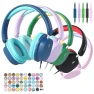 Thumbnail Kids Headphones Bulk 5 Pack for School, HD Mic Stereo Sound Over-Ear Headphones for Classroom, Comfortable Fit,..., A+ Scholars