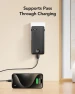 Thumbnail Portable Charger with Built-in Cables and AC Wall Plug — Power Bank, VRURC
