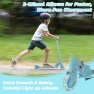 Thumbnail Foldable Kick Scooter with Light Up Wheels, Feblomst