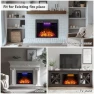 Thumbnail Electric Fireplace with Remote Control, Dreamflame