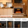 Thumbnail Electric Fireplace with Remote Control, Dreamflame