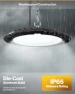 Thumbnail 10 Pack UFO LED High Bay Light, Shop Lights for Warehouse, Plug & Play, 19500 LM, 150W, 5000K Daylight, Power Cord..., Sunco Lighting