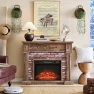 Thumbnail Electric Fireplace with Mantel, Aitjunz