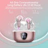 Thumbnail Wireless Earbuds with Noise Cancelling Mic and LED Display — Wireless Earbuds, BESNOOW