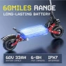 Thumbnail 6000W Dual Motor E-Scooter — Electric Scooter, Brigittebike