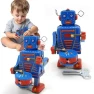 Vintage Wind-up Robot Drummer Toy, EDC Toy