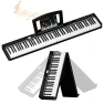 Electronic 88 Key Foldable Touch Keyboard, Kayomart