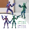 3D Printed Titan Robot Mobile Doll Set, aprecious