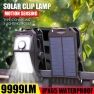 Outdoor LED Solar Garden Lights Clip Light, LIUXING Fire Solar Lamp