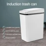 Induction Light Touch Trash Bin — Smart Trash Can, Kitchenware