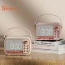 Vintage Portable Speaker with Alarm — Desk Lamp, Smart IT