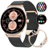 Thumbnail Elegant Rose Gold Smartwatch — Smart Watch, LIGE