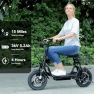 Thumbnail Peak 1200W Foldable Electric Scooter with Seat — Electric Scooter, Caroma