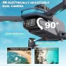 Thumbnail Foldable Drone with 4K Electrically Adjustable Dual Camera — Drone, SUMEAUT