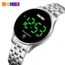Fashion Touch Screen LED Display Stainless Steel Strap Simple Men's Digital Watch — Smart Watch, Skmei