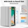 Thumbnail 3-fold TPU Smart Leather Tablet Case with Pen Slot for iPad 10.2
