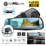 4.3-inch 1080P HD Dual Lens G-Sensor 170° Rearview Mirror Car Dash Cam — Dash Cam, Jessica Miya