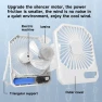 Portable Rechargeable Mini Desk Fan, CE