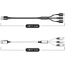 Thumbnail Multi USB Charging Cable 3A, 3 in 1 Fast Charger Cord Connector, TOPWIN