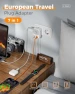 Thumbnail European Plug Adapter with USB C, TESSAN