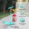 Thumbnail Folding Kick Scooter for Kids with Multicolor Wheel Lights, Hover-1