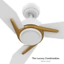 Thumbnail Smart Ceiling Fan with Lights Flush Mount — Smart Fan, SMAFAN