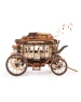 3D Wooden Puzzle Mechanical Moving Model Music Box, Robotime