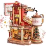 3D Puzzle Wooden Music Box With LED, Robotime