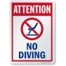 Metal Pool Sign, SmartSign
