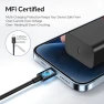Thumbnail 3-Pack 10-Foot Lightning Charging Cables with 20W Fast Chargers, BUSFUL