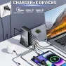 Thumbnail 8 Port USB C Fast Charging Station, Perhanmm