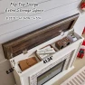 Thumbnail Flip Top Electric Fireplace with Mantel, Aitjunz