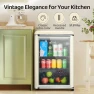 Thumbnail Retro Beverage Refrigerator with Tempered Glass Door — Smart Refrigerator, Anypro