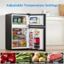 Thumbnail Double Door Mini Fridge with Freezer, Midea