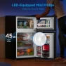 Thumbnail Double Door Mini Fridge with Freezer, Midea