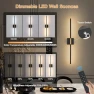 Thumbnail LED Wall Sconces Set of 2, ZEBALINE