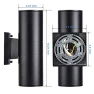 Thumbnail Double Up Down Outdoor Wall Lights, rosykite