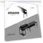 Thumbnail Reversible L Shaped Desk with Power Outlets and Smart LED Light — Workspace Solutions, Unikito