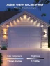 Thumbnail Smart Outdoor String Lights — LED Strip Lights, XMCOSY+