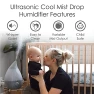 Thumbnail Ultrasonic Teardrop Cool Mist Humidifier, Crane