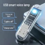 LED USB Night Light with Voice Control, Computer boost