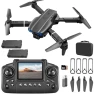 Thumbnail Drone with Screen Controller, Two Batteries, Altitude Hold, Obstacle Avoidance, and Carrying Case — Drone, elecci