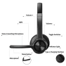 Thumbnail Wireless Headphones with Noise Cancelling Microphone — Wireless Earbuds, EKVANBEL
