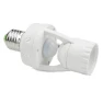 LED Lamp Bulb Holder Light Socket Switch with Infrared PIR Motion Sensor, ADM