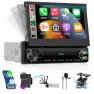 1DIN Car Audio System with Touch Screen — Car Infotainment System, Kayomart