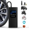 Portable Wireless Electric Car Air Pump with Light, GearUp AutoMoto