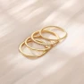 Thumbnail Thin Stackable Rings for Women, MILACOLATO