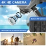 Thumbnail Mini Drone with 4K Dual Cameras, Jdfdexc