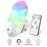 LED night light RGB colorful with remote control sensor light, Five Colorful